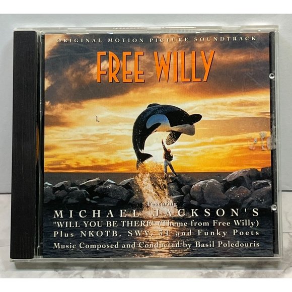 Free Willy CD Original Motion Picture Soundtrack 1993 12 Tracks - Picture 2 of 6